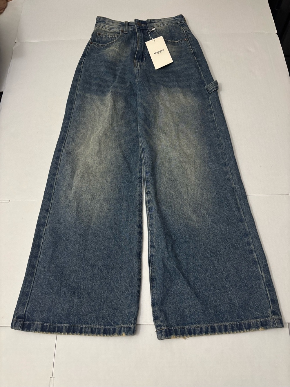 47 Street Denim JEAN CARPENTER girls 20/36 (XXS) inseam 28” high rise